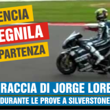 Jorge Lorenzo fa spegnere la moto