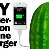 Ricarica il tuo iphone con un melone